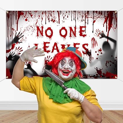 Halloween Bloody Party Banner